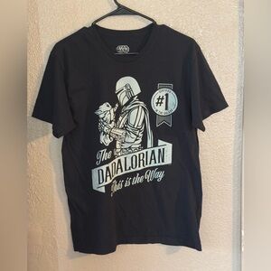 Dadalorian Men’s M Star‎ Wars Mandalorian Shirt Grogu